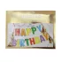 Happy Birthday girland - Szivárvány