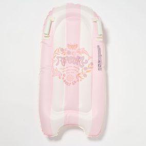   Sunnylife gyerek felfújható szörfdeszka - Dolphin Surf Co Pink Stripe