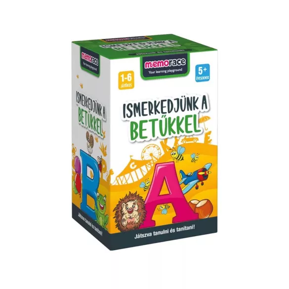 Memorace - Ismerkedjünk a betűkkel! - társasjáték