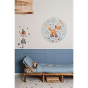 Little Dutch gyerekszőnyeg kék pöttyös 120x170 cm