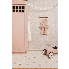 Little Dutch gyerekszőnyeg pink pöttyös 120x170 cm