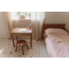 Little Dutch gyerekszőnyeg pink pöttyös 120x170 cm