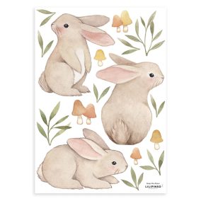 Nyuszik és gombák Falmatrica