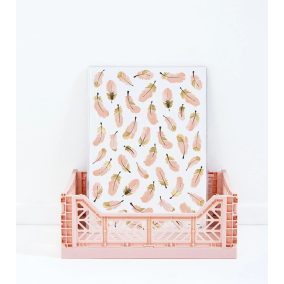 Rózsaszín tollak Falmatrica