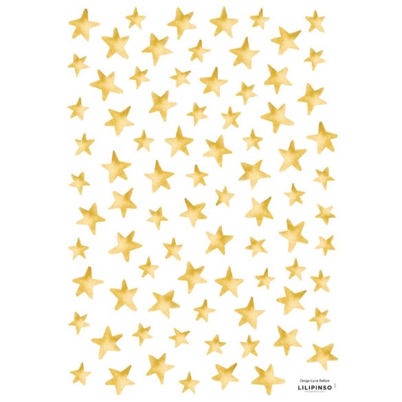 Falmatricák - Arany csillagok