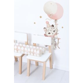 Pink gepárd óriás falmatrica