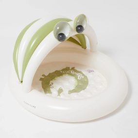   Sunnylife Felfújható baba pancsoló kupolával - Cookie the croc