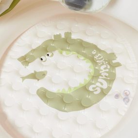   Sunnylife Felfújható baba pancsoló kupolával - Cookie the croc