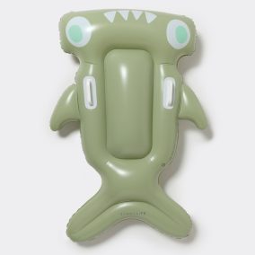 Sunnylife gyerek felfújható matrac - Salty the Shark Khaki