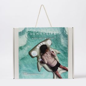 Sunnylife gyerek felfújható matrac - Salty the Shark Khaki