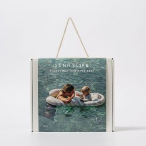   Sunnylife kétszemélyes együtt a babával úszógumi - Duck Sage Stripe