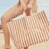 Sunnylife strandtáska - Tierra Clay Stripe
