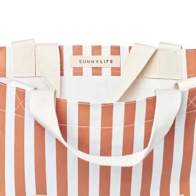 Sunnylife strandtáska - Tierra Clay Stripe