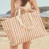 Sunnylife strandtáska - Tierra Clay Stripe
