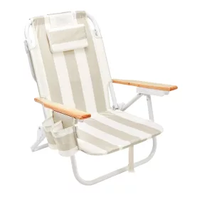 Sunnylife Deluxe strandszék - Oyster Stripe