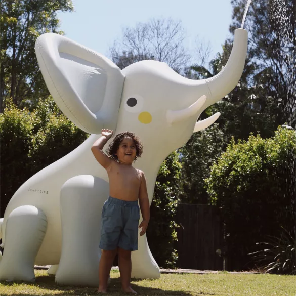 Sunnylife felfújható óriás spriccelő játék - Eli the Elephant Grey