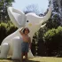 Sunnylife felfújható óriás spriccelő játék - Eli the Elephant Grey