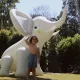 Sunnylife felfújható óriás spriccelő játék - Eli the Elephant Grey