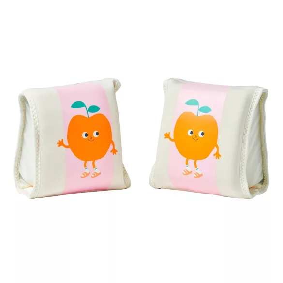Sunnylife neoprén karúszó - Poppy the Peach Pink Stripe