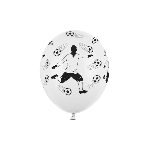 Focista és labda mintás lufi 30 cm
