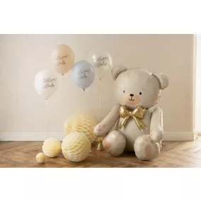 Welcome Baby Feliratos Lufik - 30 cm - Blue mix 6 db