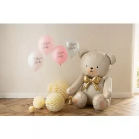 Welcome Baby Feliratos Lufik - 30 cm - Pink mix 6 db
