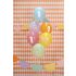 1-es Happy Birthday Lufik - 30 cm – Pasztell színű vegyes szett 6 db