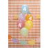 4-es Happy Birthday Lufik - 30 cm – Pasztell színű vegyes szett 6 db