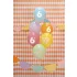 6-os Happy Birthday Lufik - 30 cm – Pasztell színű vegyes szett 6 db