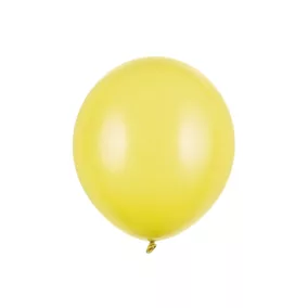 Erős léggömb - 43 cm - pasztellsárga - 25 db/csomag