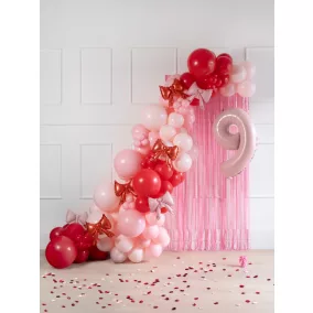   Erős léggömb - 43 cm - pasztell babarózsaszín - 25 db/csomag