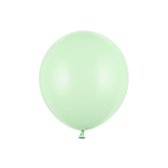 Erős léggömb - 43 cm - pasztell pisztáciazöld - 25 db/csomag