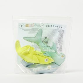   Sunnylife merülőjáték szett (3 db) - Salty the Shark Neon Yellow