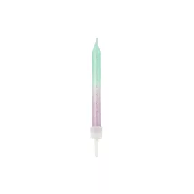 Szülinapi gyertyák - ombre - 20 db-os csomag