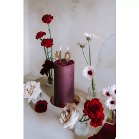 0-ás születésnapi szám gyertya - arany - 4.5 cm