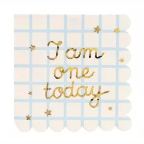   Szalvéta ''I am one today'' - 12 db-os csomag