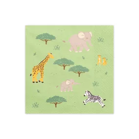 Safari szalvéták 33x33 cm 12 db/csomag