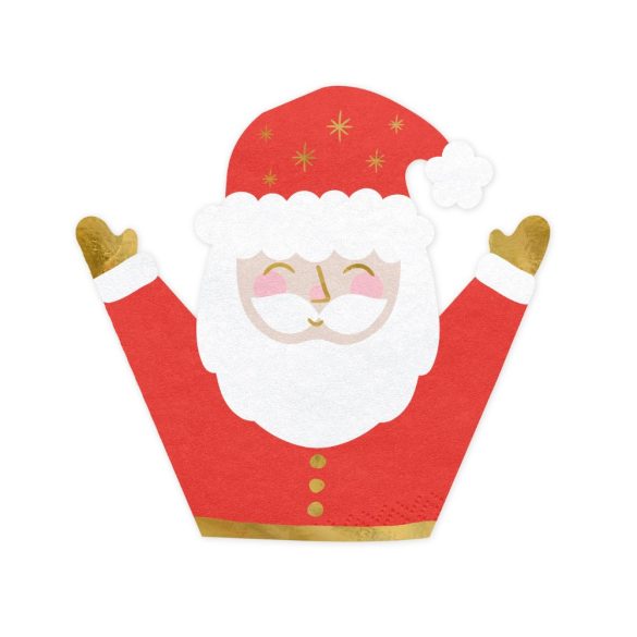 Szalvéta - Santa Claus - 20 db-os csomag