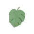 Monstera levél formájú szalvéták - 29 -1 × 36 cm - zöld - 12 db/csomag