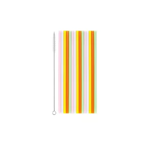 Műanyag szívószálak - 20 cm - 30 db/csomag