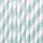 Light blue papírszívószál - 10 db-os csomag