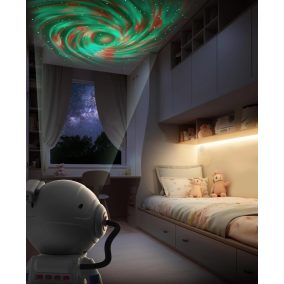 MOB Csillagprojektor - Asztronauta - Ezüst - Nagy