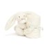 Jellycat szundikendő - Krémfehér nyuszi