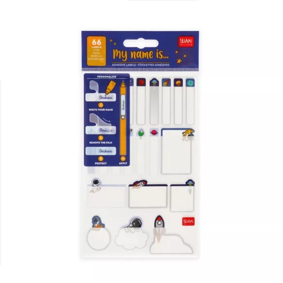 Legami iskolai matrica szett - 66db-os - űrhajós/12 STATIONERY