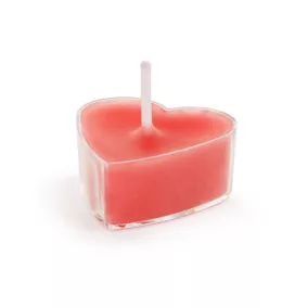 Szív alakú mécses gyertyák - 10 db