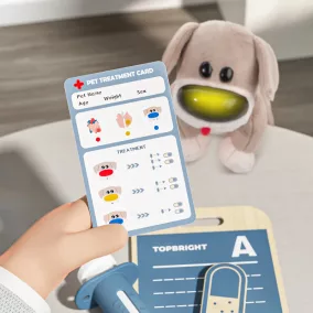   Topbright Interaktív állatklinika kutya gondozó játékkészlet fényekkel és hangokkal