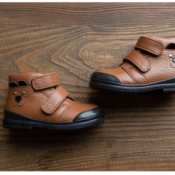 TornaDora - TD Shoes Szupinált Vízálló Fiú Cipő - Maci - Barna 20