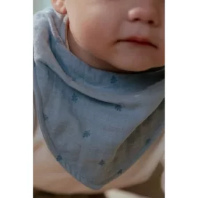 Little Dutch nyálkendő 2 db - Pure Denim Blue
