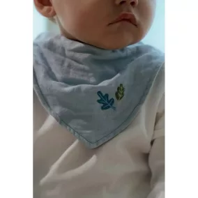 Little Dutch nyálkendő 2 db - Pure Denim Blue
