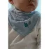 Little Dutch nyálkendő 2 db - Pure Denim Blue
